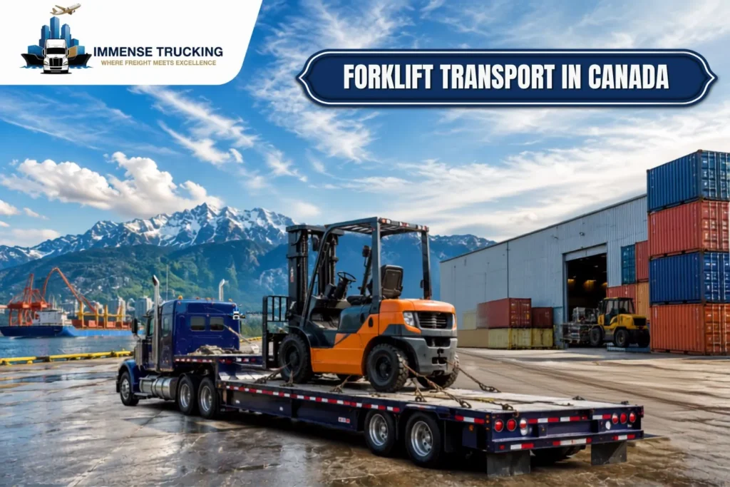 Forklift Transport in Canada