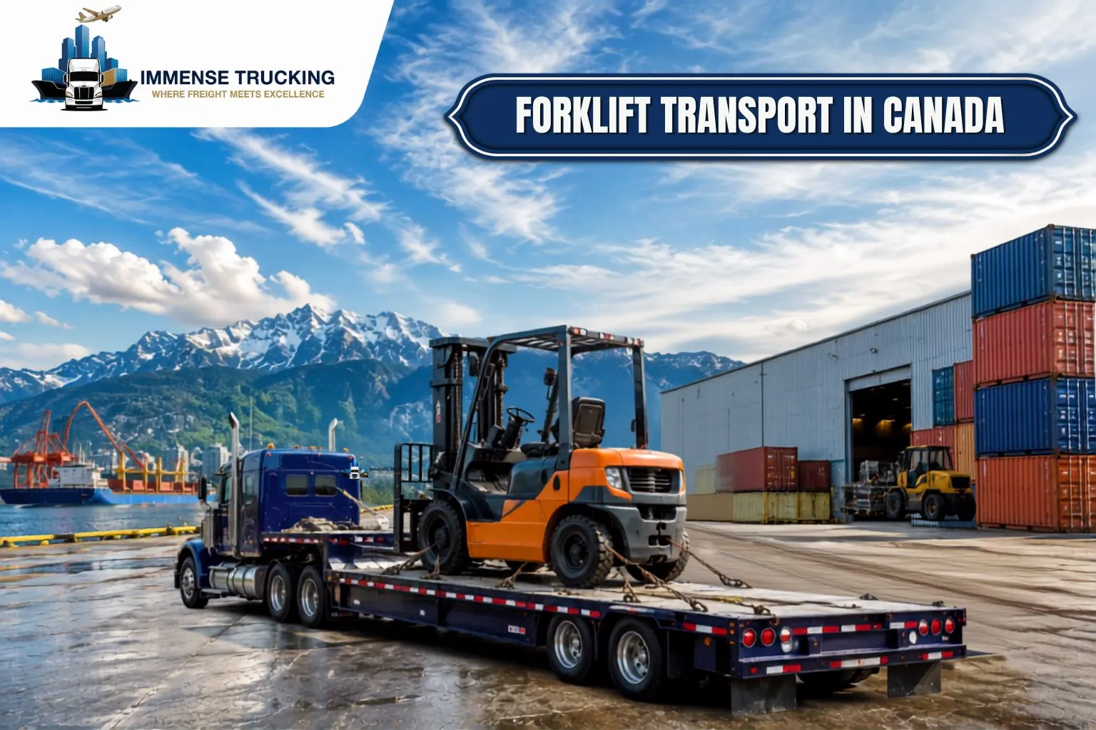 Forklift Transport in Canada