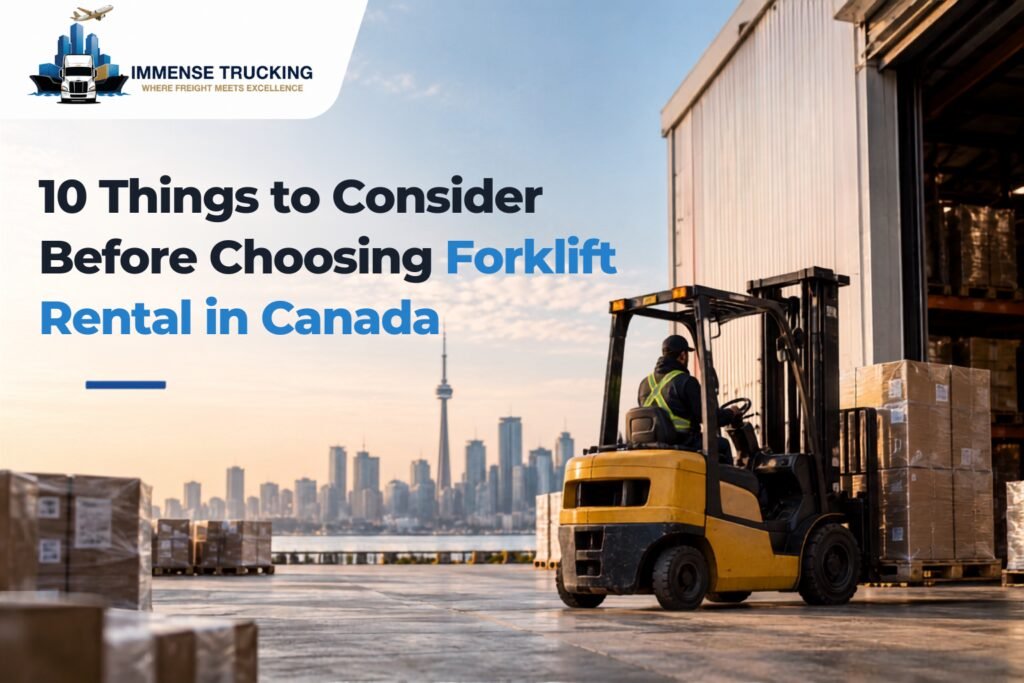 forklift rental in Canada