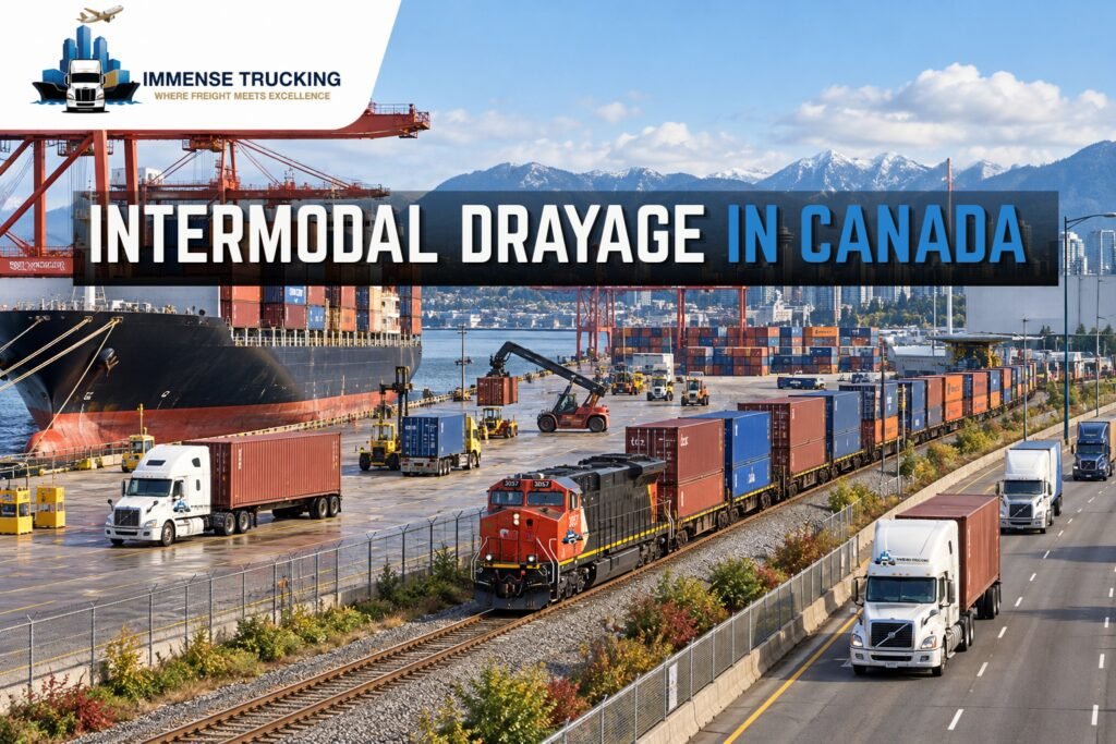 intermodal drayage in Canada